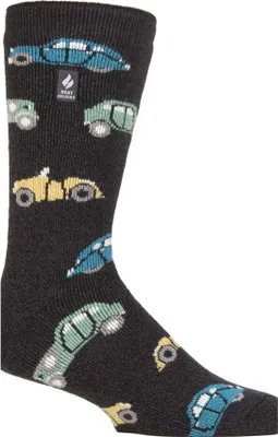 Produktbild von Lustige Kuschelsocken Herren | Dicke Thermosocken Fleece | Heat Holders Lite