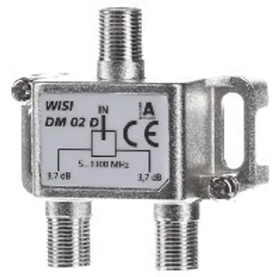 Obrázek produktu pro Wisi DM 02 D, Samice, 2 výstupy/výstupů, 47,5 mm, 49,5 mm, 25,5 mm