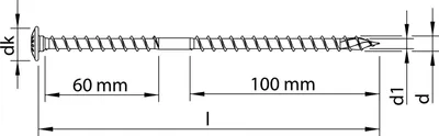 Produktbild von Heco -TOPIX-plus-T Solar A2 8,0x360 UK-gew. T-40 Tellerk. blank, gleitb., 61907