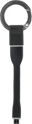 Produktbild von Bigben KEYRINGCABLEMICB - Kabel mit Micro-USB-Anschluss und Schlüsselring 2.1A, schwarz