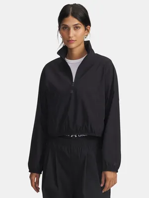 Produktbild von Under Armour UA Unstoppable Wvn Pulloverjacke für Damen – Schwarz SM