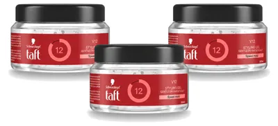 Obrázok produktu pre 3 x Stylingový gél Taft V12 – Rýchla fixácia – 250 ml – Výhodný balík – 3 kusy