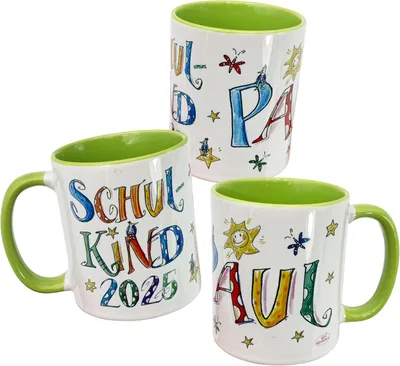Produktbild von Personalisierte Kindertasse 2026 mit Namen, Rosirosinchen