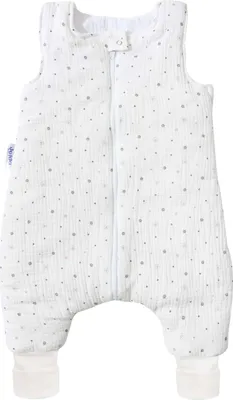 Produktbild von Little Stars Musselin - Babyschlafsack - isoliert mit Beinen