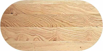 Produktbild von vidaXL Tischplatte 120x60x4 cm Massivholz Eiche Oval