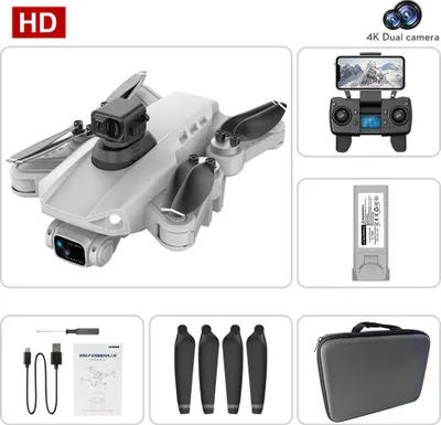 Obrázok produktu pre L900 Pro SE 4k HD Dual Camera RC Dron Prekážka Vyhýbanie Bezdrôtové Motor Gps 5g Wifi Fpv Quadcopper Gray 4K HD-1B-Bag