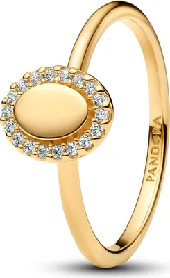 Produktbild von PANDORA Timeless Damenring mit Zirkonia, vergoldet