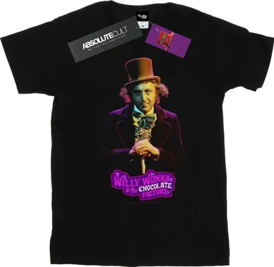 Produktbild von Willy Wonka & The Chocolate Factory - T-Shirt für Damen BI47165 (XXL) (Schwarz)