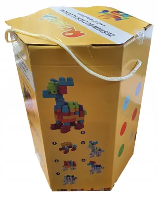 Produktbild von ELEFUN Großer Baustein-Set 75 Teile für Kinder