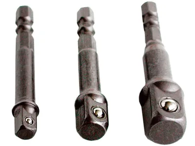 Image de Adaptateurs de perceuse, 1/4"-3/8"-1/2"