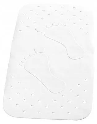 Obrázok produktu pre Ridder Plattfuß protišmyková kúpeľňová podložka 72x38 cm biela