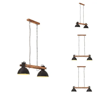 Zdjęcie produktu dla vidaXL Lampa wisząca styl industrialny 25 W czarna 109 cm E27 - Lampy