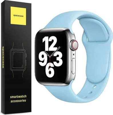 Obrázok produktu pre Silikónový náramok Spacecase pre Apple Watch svetlomodrý