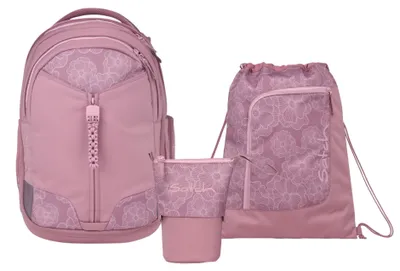 Produktbild von Satch, Schulrucksack-Set MATCH Magnolia Dream 3-teilig, ab 5. Klasse