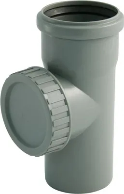 Produktbild von Marley Reinigungsrohr DN 90 aus Polypropylen (PP), heißwasserbeständig bis 90°C