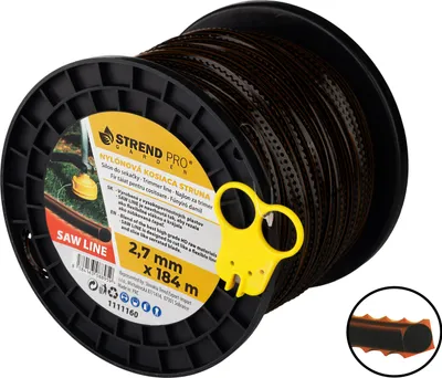 Produktbild von Mähfaden SawLine, 2,7 mm, L-184 m, gezahnt