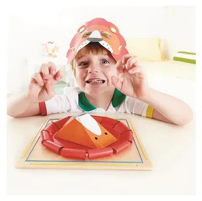Productafbeelding van Hape Creatieve set voor kinderen, leeuwenmasker, model E5125