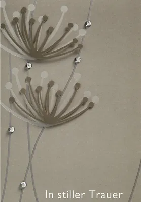 Produktbild von Trauer Beileid Kondolenz Beileidskarte im Format 115x17cm mit Brief