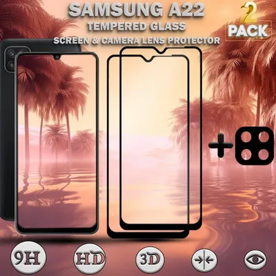 Produktbild von 2-Pack Samsung S20 FE Displayschutzfolie & 1-Pack Kameraschutz - Gehärtetes Glas 9H - Super Qualität 3D