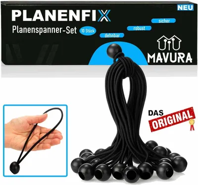 Produktbild von PLANENFIX Planenspanner Gummis Spann-Gummis Expanderschlingen [10er Set]