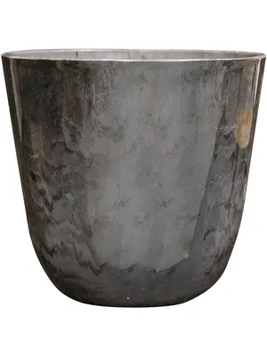 Produktbild von Blumentopf PALERMO Marmor grau 27 x 25 cm