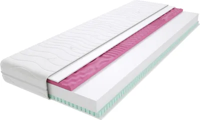 Produktbild von Schaumstoff Matratze 195x210 cm Doppelmatratze, H3 Mittelfest Komfortschaummatratze 16 cm Hoch Latex Profilierter Moletschaum mit Klimafaser, Hypoallergen, HR-Schaum, Wendematratze, Gesteppter & Abnehmbarer Bezug Fabio Molet