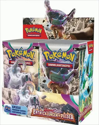 Produktbild von Pokémon Karmesin & Purpur Entwicklungen in Paldea - Booster Display (36 Booster) - deutsch