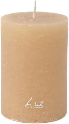 Image de Bougies Stumpkerzen, couleur crème, diamètre de 7 cm, hauteur de 15 cm, lot de 2, pour la décoration