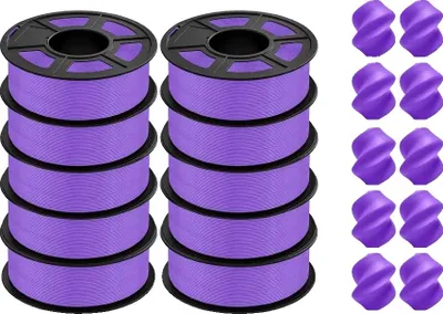 Produktbild von 3D-Filament, verbesserte Festigkeit, sauberes Wickeln, PLA P Lila10Rollen