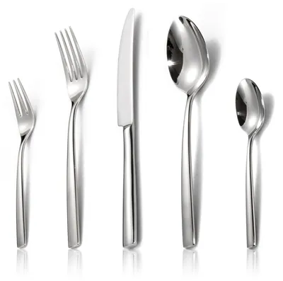 Besteckset 30-teilig, 18/10 Edelstahl, poliert, für 6 Personen