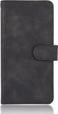 Produktbild von König Design Hülle kompatibel mit Vivo Y72 5G Kunstleder Handyhülle - Handy Case Schwarz