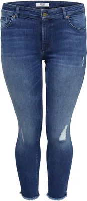 Produktbild von ONLY CARMAKOMA Damen Stretch Skinny Jeans Große Größen Plus Size Übergröße Denim Hose Größe: 42