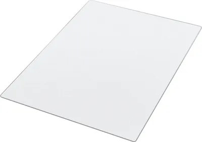 Zdjęcie produktu dla SucceBuy Przezroczysta mata ochronna na podłogę (1220 x 922 mm) do podłóg twardych, podkładka z PVC pod krzesła biurowe, gładki poślizg pod biurkiem, prostokątny kształt