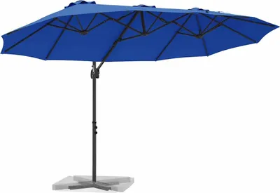 Image de Parasol vidaXL bleu azur 372 x 198 x 243 cm