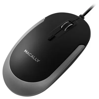 Image de Macally - Rato DynaMouse USB-C (noir/gris sidéral)