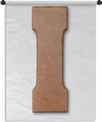 Produktbild von MuchoWow® Wandteppich Wandbehang Schokoladen-Buchstabe I 60x80 cm Tapisserie Dekoration Wandtuch - Decke - Wandtücher - Wohne