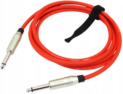 Image de KLOTZ Câble instrumental guitare Jack 6,3mm droit 7,5m Rouge