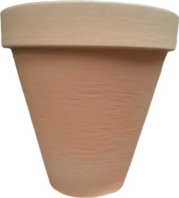 Produktbild von Garden Italia Pots Runde, glatte Vase für Pflanzen ECLI Durchmesser 55 cm – Höhe 57 – aus Impruneta-Farbharz – für drinnen und draußen – frostbeständig – stoßfest – leicht, 55