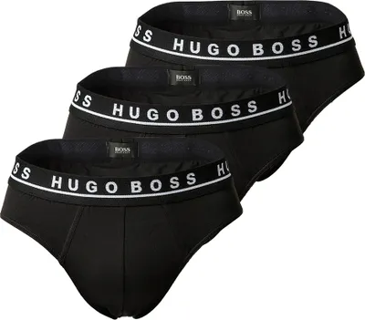 Produktbild von HUGO BOSS 3er Pack Slips   Schwarz    Gr.L   3er Pack