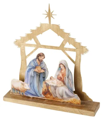 Produktbild von Boltze Home Weihnachtsszene 30,5x32,5cm