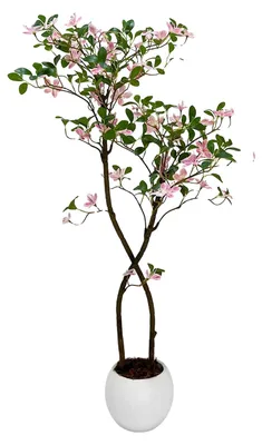 Immagine prodotto di Gelsomino artificiale, facile da curare, design realistico, Rosa-a, 150 cm