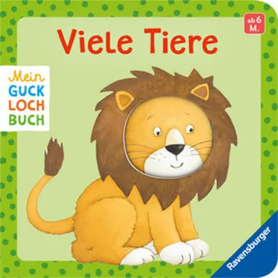 Produktbild von Mein Gucklochbuch: Viele Tiere