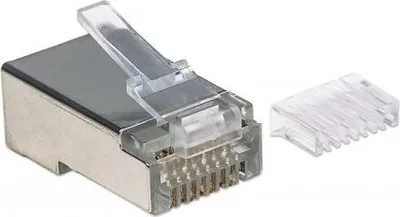 Obrázek produktu pro Intellinet 790543, RJ45, Šedá, Samec, Přímý, Cat6, U/FTP (STP)