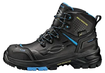 Produktbild von Sir Safety Level Up S7S Sicherheitsstiefel Herren Leder mit Fiberglaskappe Durchtrittschutz, 50, Schwarz