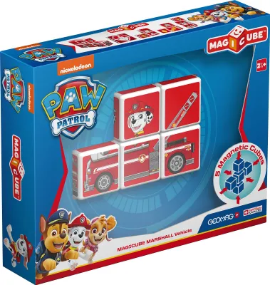Immagine prodotto di Mattoni magnetici 5el MagiCube Psi Patrol Marshall veicolo