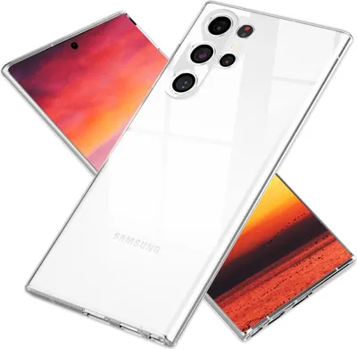 Immagine prodotto di Custodia NALIA "GLAZE" per Samsung Galaxy S24 Ultra - Custodia protettiva in TPU trasparente, anti-ingiallimento, sottile e leggera - Custodia trasparente per cellulare