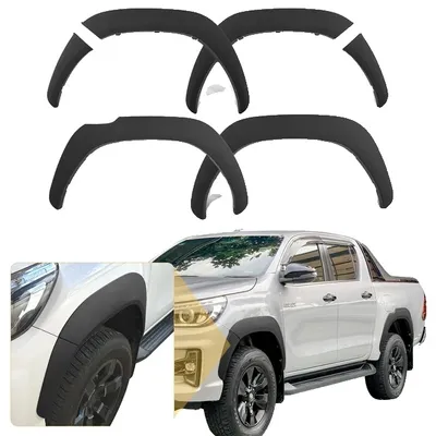 Obrázok produktu pre Nástavce blatníkov vhodné pre Toyotu Hilux Revo, vrátane blatníkov, podbehov kolies