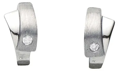 Produktbild von Miamar 05.2039 Damen Creolen Silber Zirkonia weiß