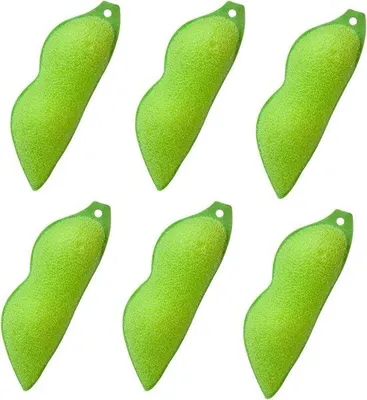 Produktbild von Sechs Stück Reinigungsschwamm, Reinigungsbürste, Schwammreiniger, Flaschenreinigungsschwamm