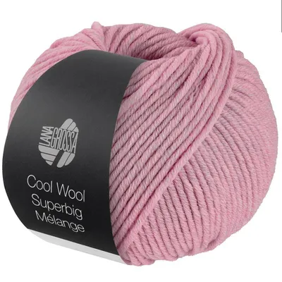 Produktbild von Lana Grossa - Cool Wool Superbig Melange 0201 rosa meliert